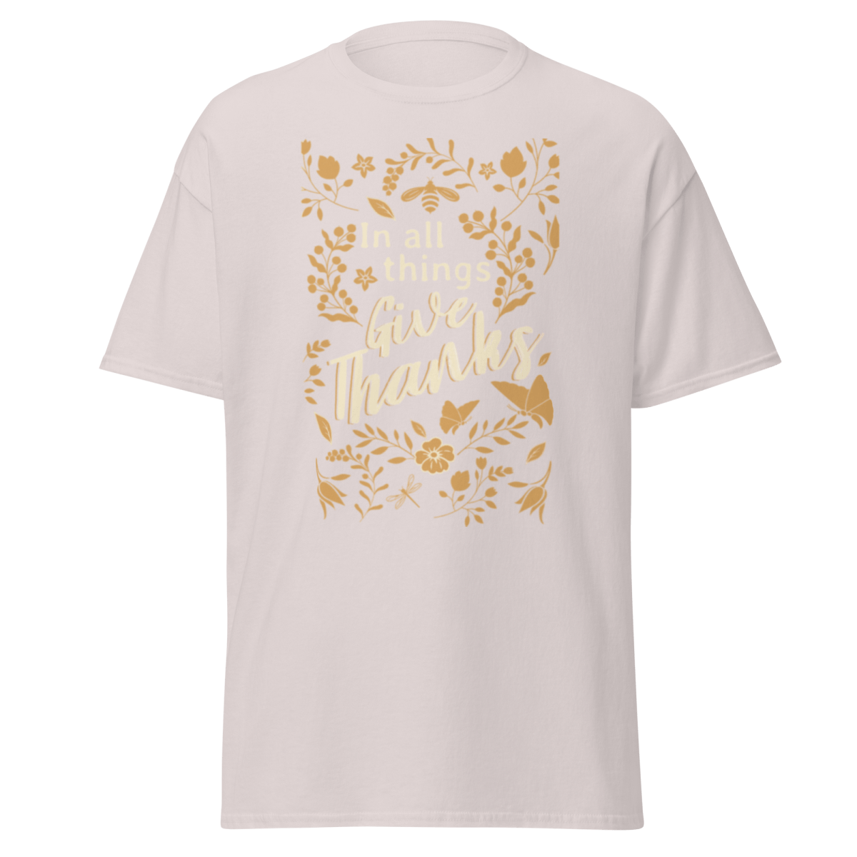 Give Thanks | Christian Cotton T-shirt - Eloise James Shop