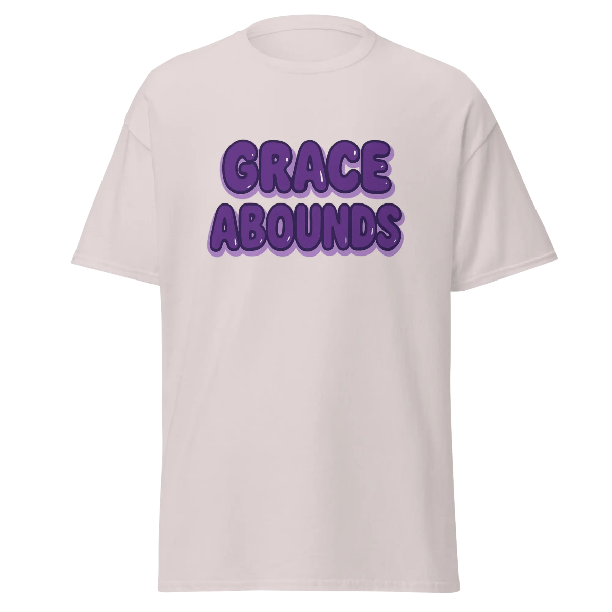 Grace Abounds T-Shirt | Christian Unisex Cotton Tee - Eloise James Shop