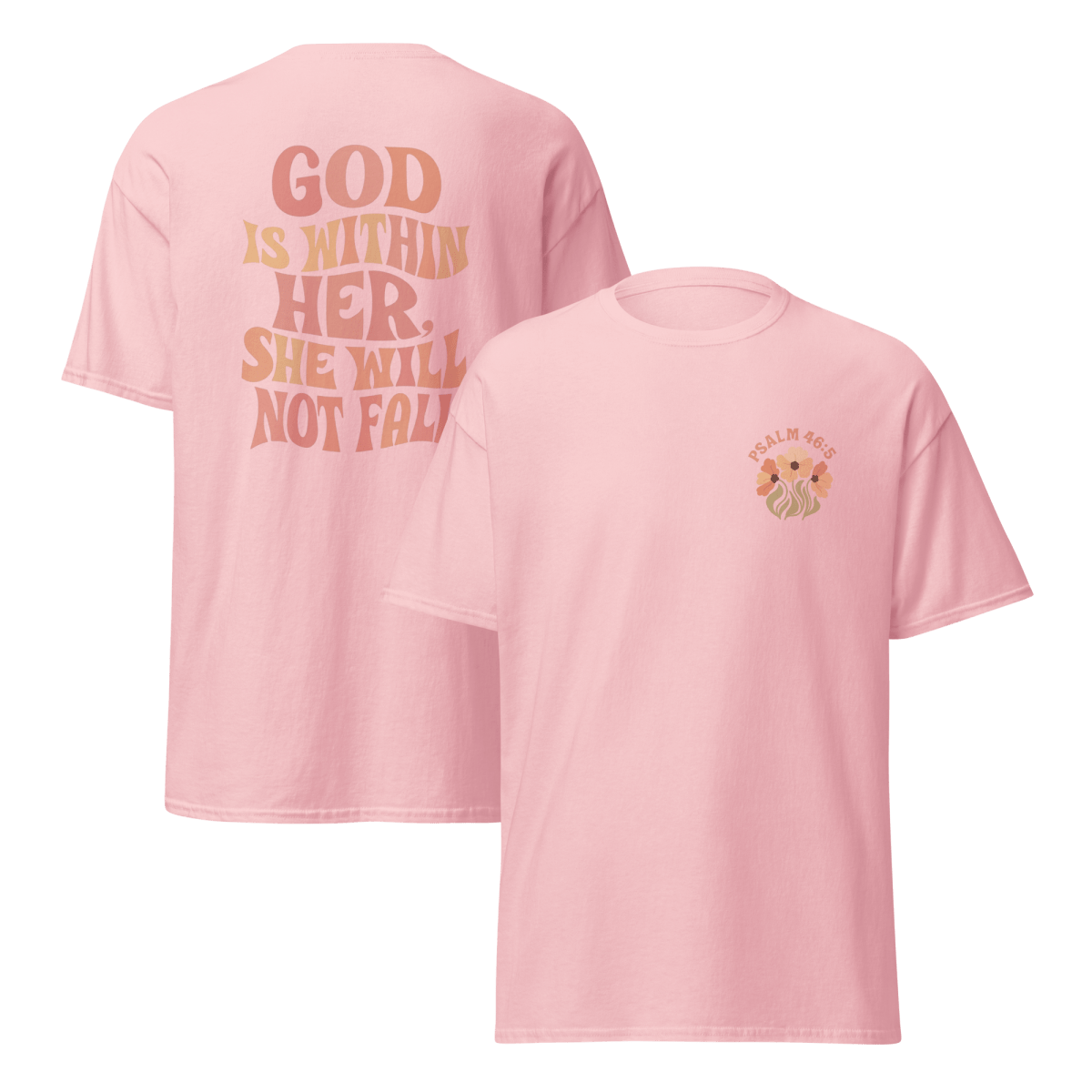 God is with Her | Christian Cotton Tee - Eloise James Shop