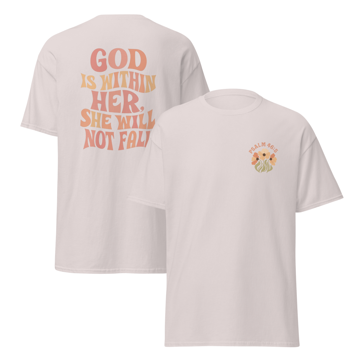 God is with Her | Christian Cotton Tee - Eloise James Shop