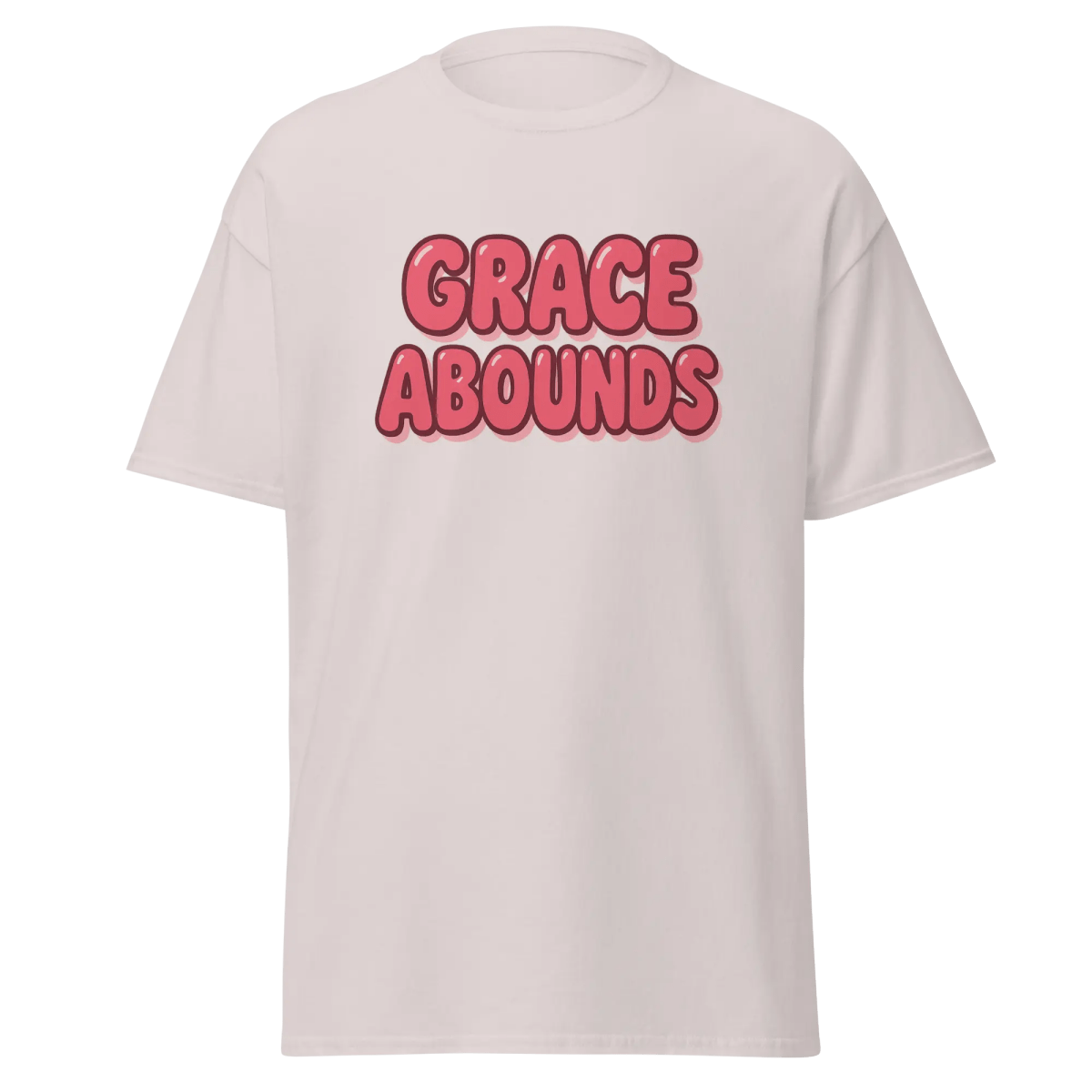 Grace Abounds T-Shirt | Christian Unisex Cotton Tee - Eloise James Shop
