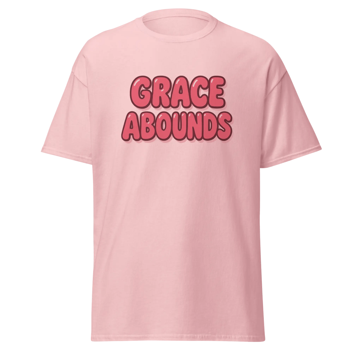 Grace Abounds T-Shirt | Christian Unisex Cotton Tee - Eloise James Shop