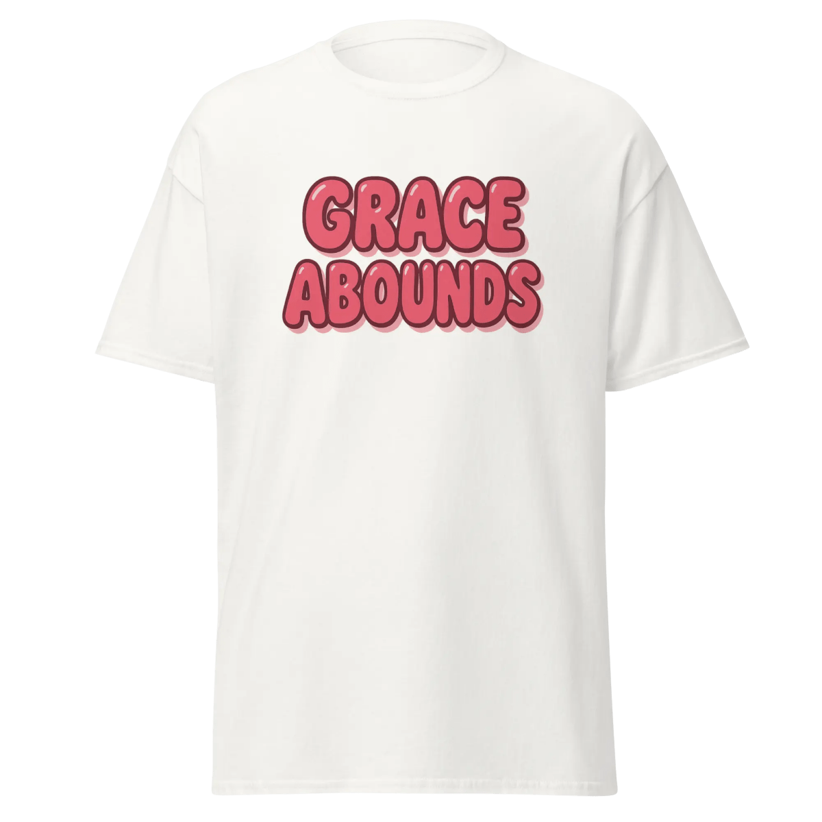 Grace Abounds T-Shirt | Christian Unisex Cotton Tee - Eloise James Shop