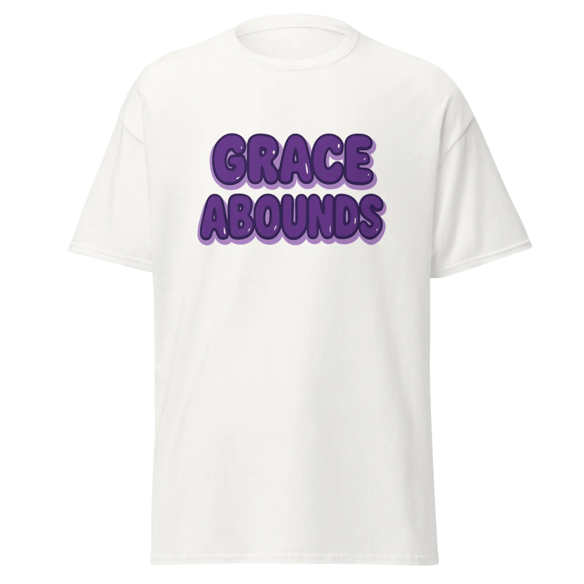 Grace Abounds T-Shirt | Christian Unisex Cotton Tee - Eloise James Shop