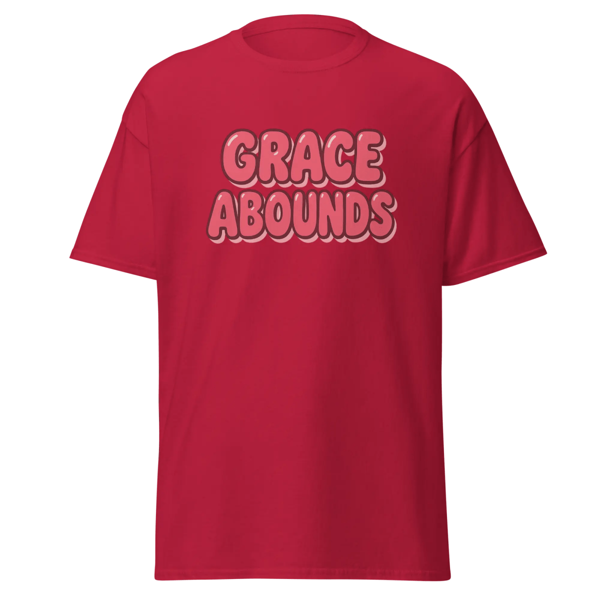 Grace Abounds T-Shirt | Christian Unisex Cotton Tee - Eloise James Shop