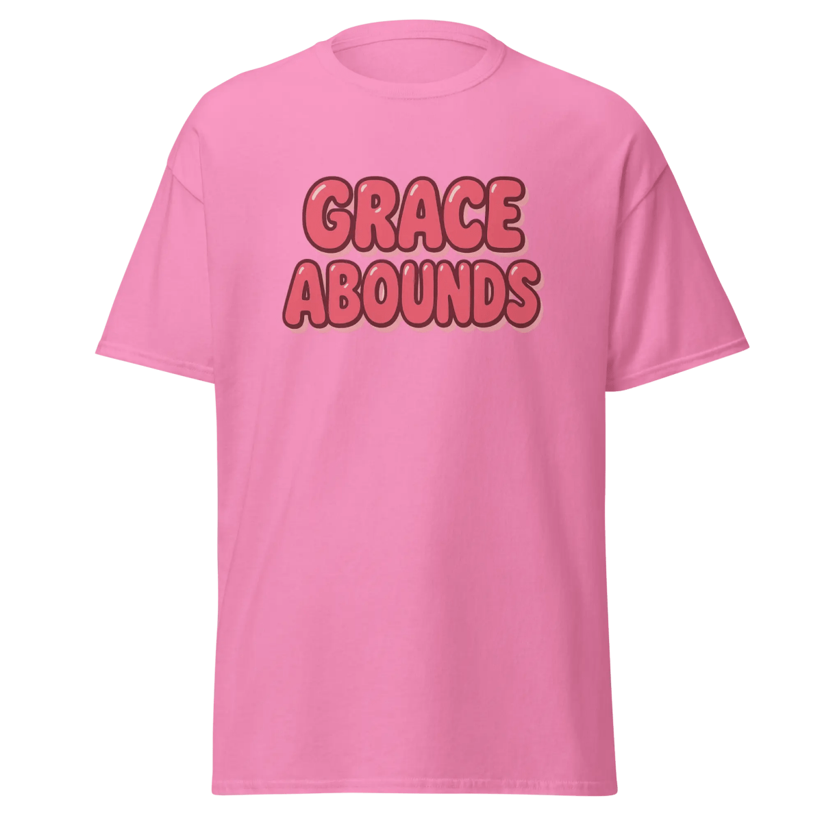 Grace Abounds T-Shirt | Christian Unisex Cotton Tee - Eloise James Shop