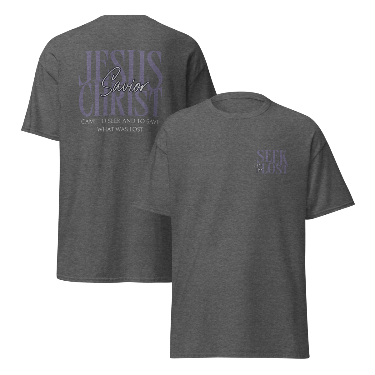 Seek and Save | Christian Unisex Cotton Tee - Eloise James Shop