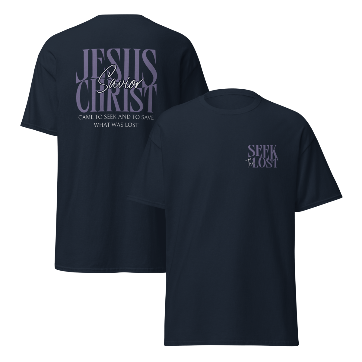 Seek and Save | Christian Unisex Cotton Tee - Eloise James Shop