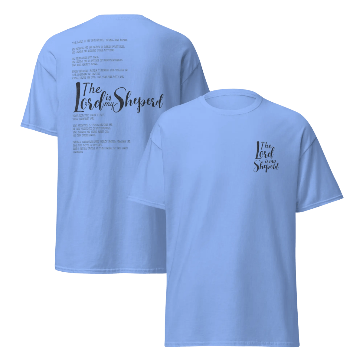 The Lord is my Shepherd T-Shirt | Christian Unisex Cotton Tee- Eloise James Shop